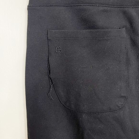 Betabrand Dress Pant Yoga Pants Black Medium Boot Cut Classic Zip Pocket Stretch - Picture 9 of 11